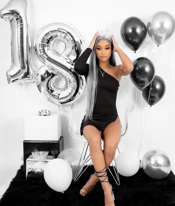 Silver and Black Crown Birthday Photoshoot