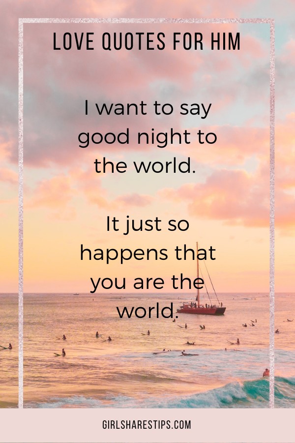 50 Cute And Funny Short Love Quotes For Him To Say I Love You Girl