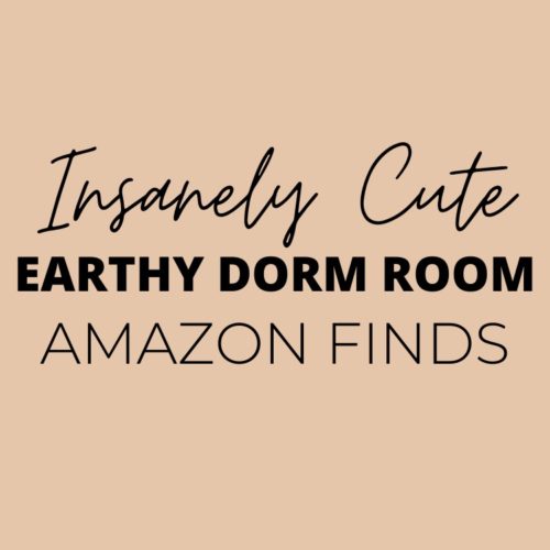 earthy dorm room decor