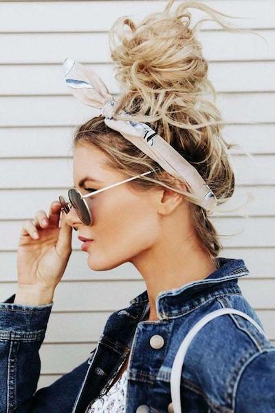 25 Bandana Hairstyles Youll Actually Want to Try