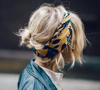 cute bandana hairstyles headband