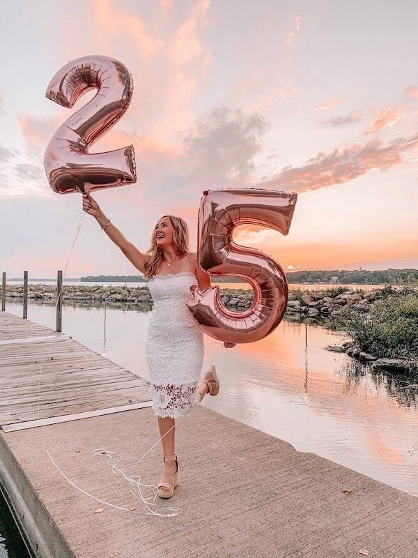 Sunset Waterfront Birthday Photoshoot