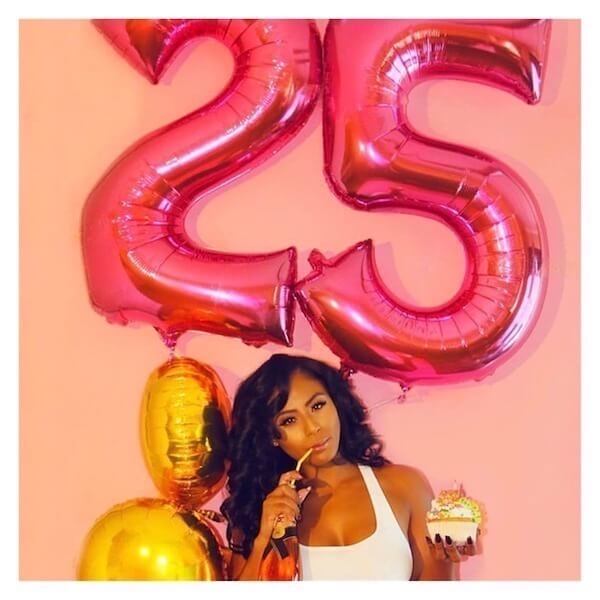 Pink Balloons and Dessert Birthday Photoshoot