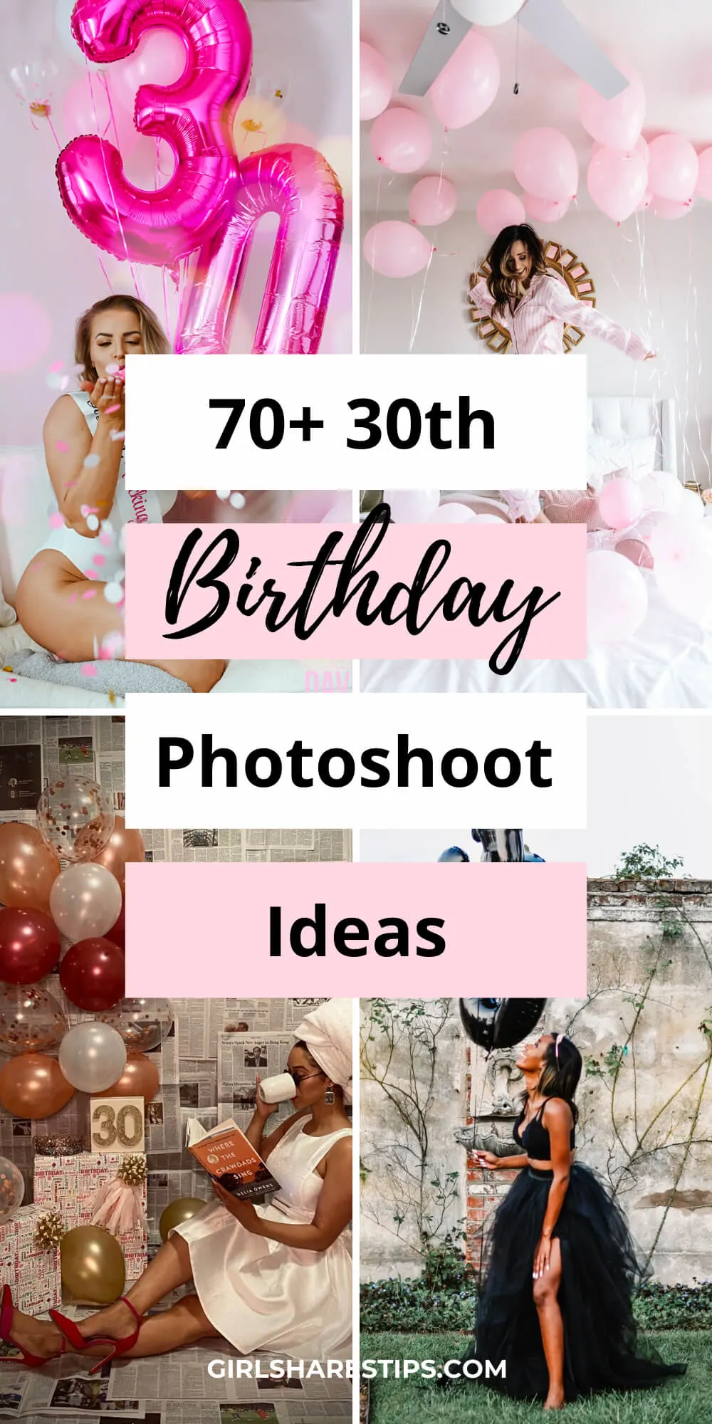 30th birthday photoshoot ideas