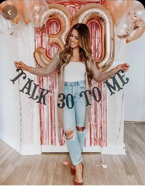 30th birthday photoshoot ideas for her