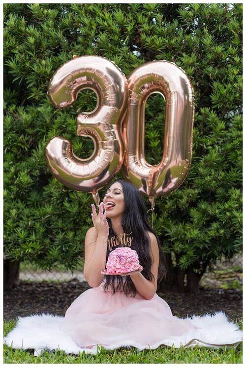 30th birthday photoshoot ideas for her