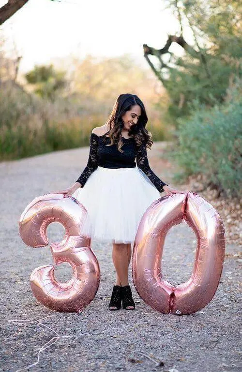 30th birthday photoshoot ideas outside