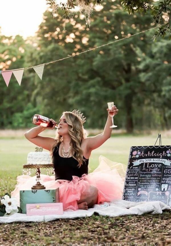 Outdoor Picnic Birthday Photoshoot