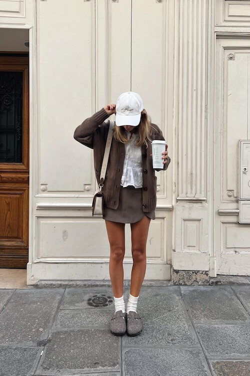 Birkenstock clogs outfit