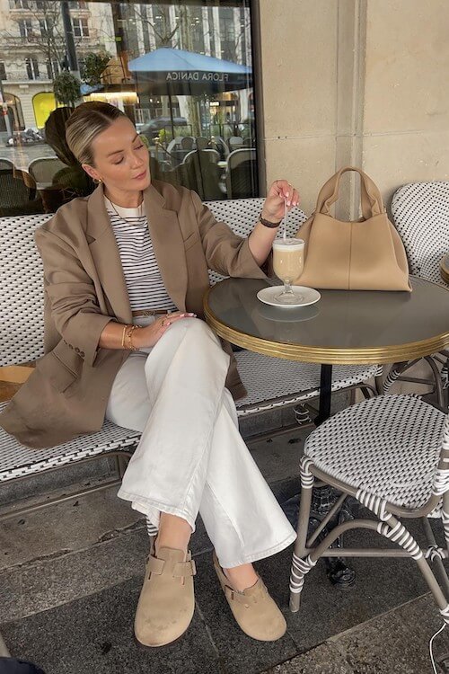 Birkenstock clogs outfit