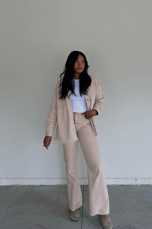 Birkenstock clogs outfit
