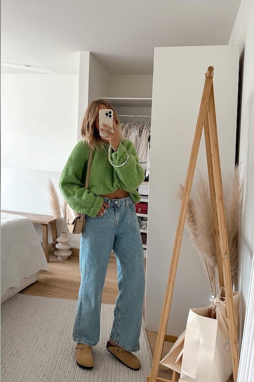 Birkenstock clogs outfit