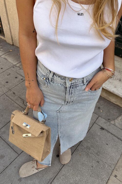 Birkenstock clogs outfit