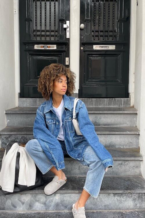 Birkenstock clogs outfit