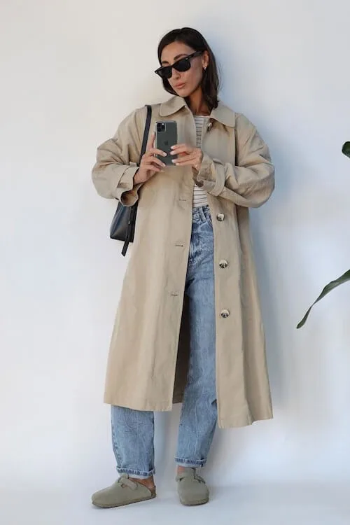 Birkenstock clogs outfit