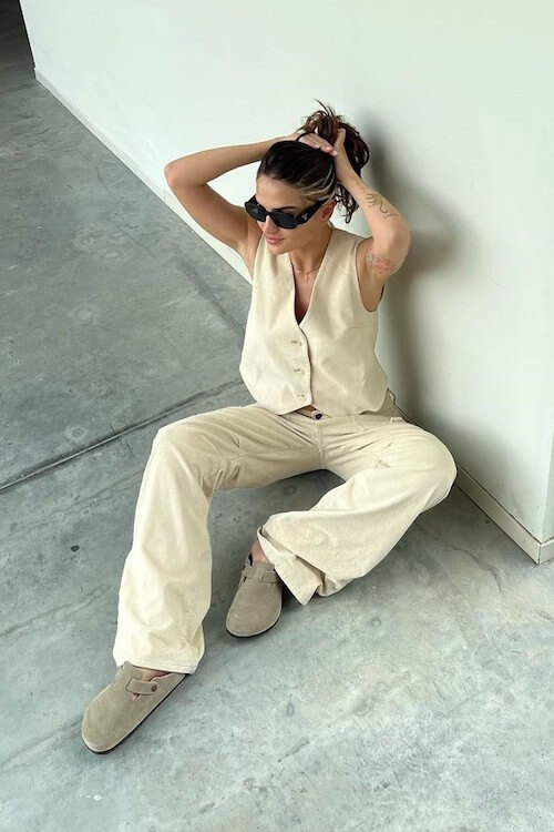 Birkenstock clogs outfit