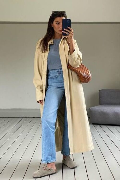 Birkenstock clogs outfit