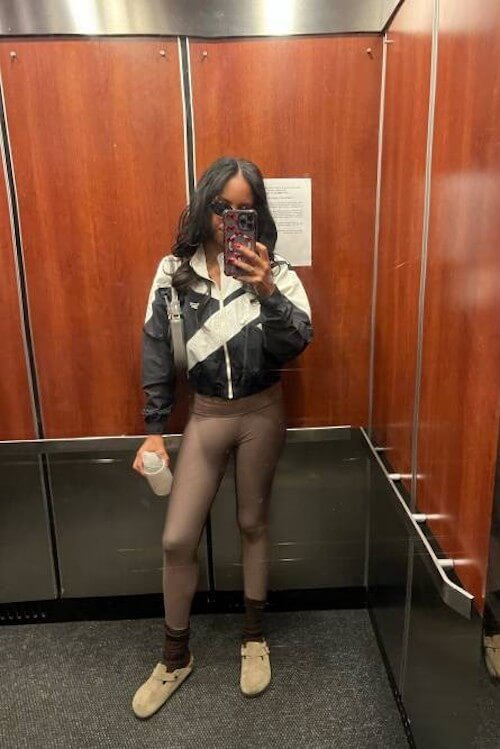 Birkenstock clogs outfit