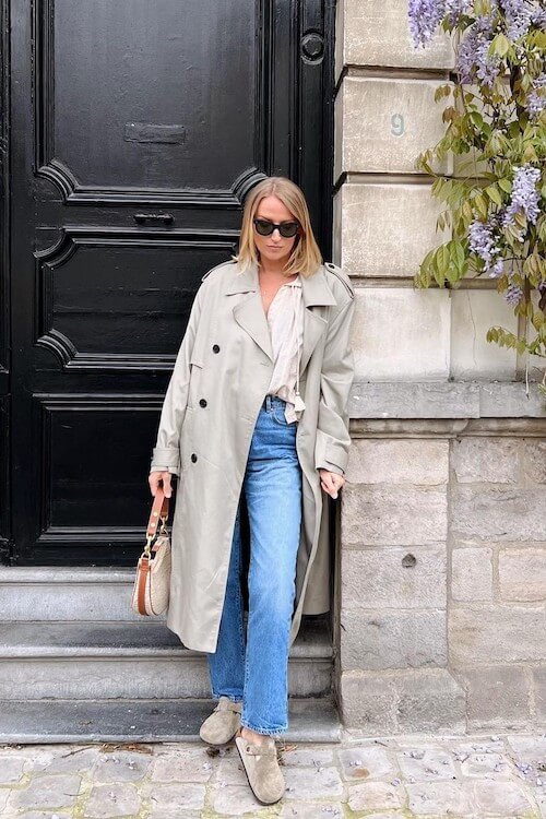 Birkenstock clogs outfit