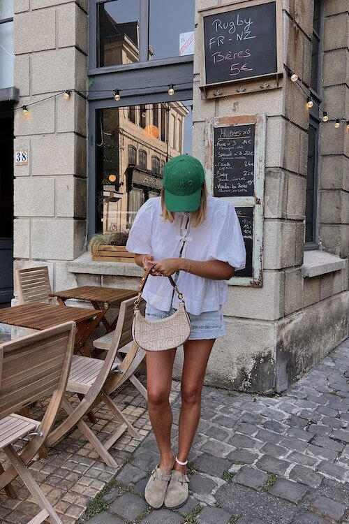 Birkenstock clogs outfit