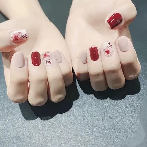 Red Chinese Nails