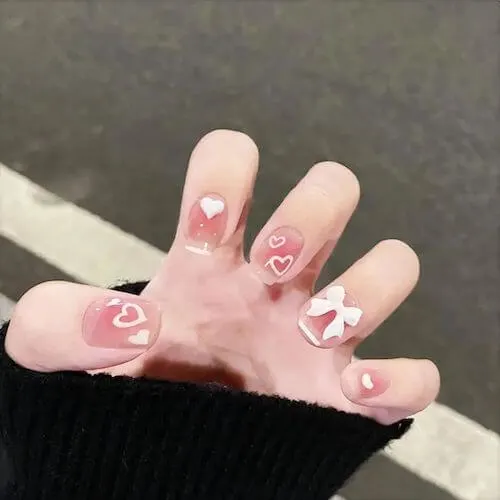 short Chinese nails