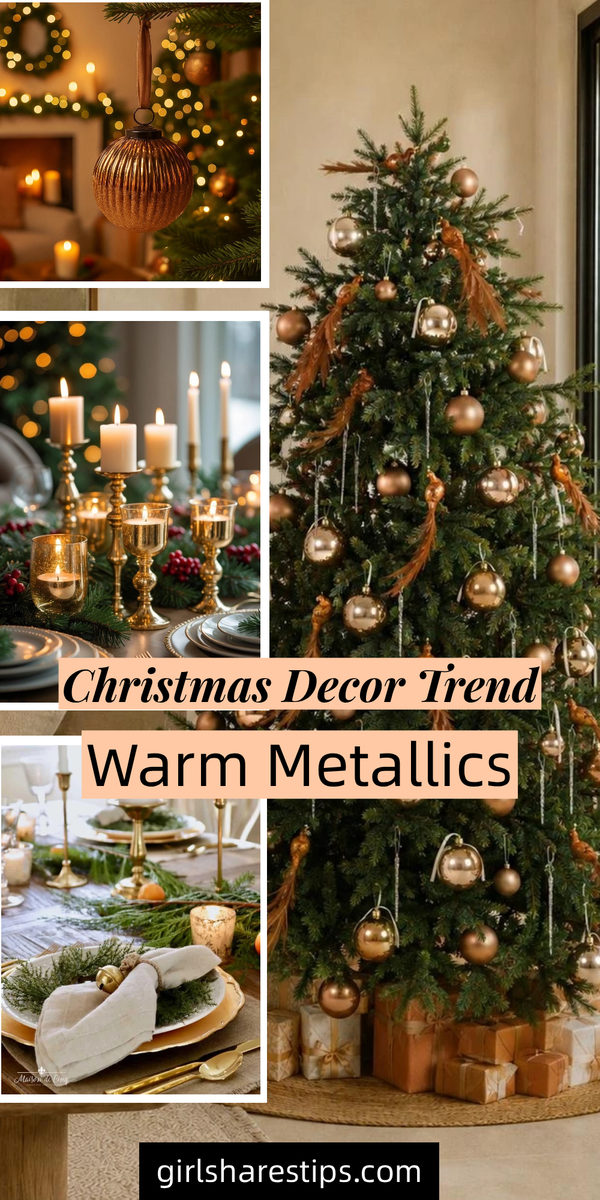 4. Warm Metallics: Brass, Gold and Copper