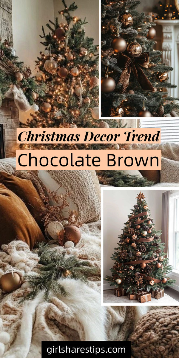 2. Chocolate Brown and Hot Cocoa Christmas