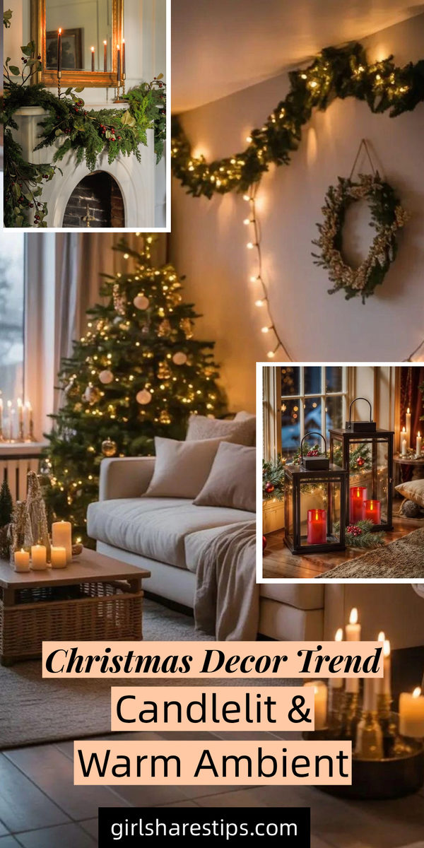 13. Candlelit and Warm Ambient Christmas