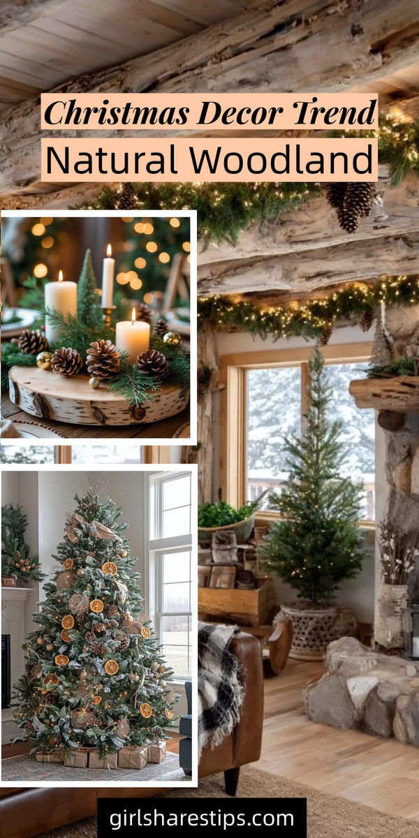 10. Natural Woodland Christmas