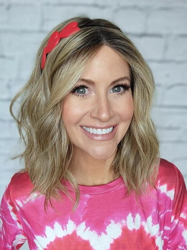 Loose Waves with Bow Headband