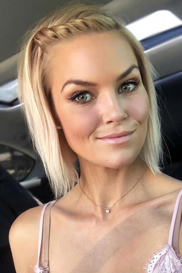 Braided Front Bangs