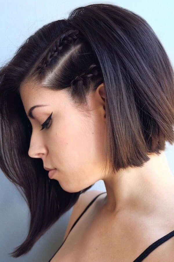 Side Braided Bob
