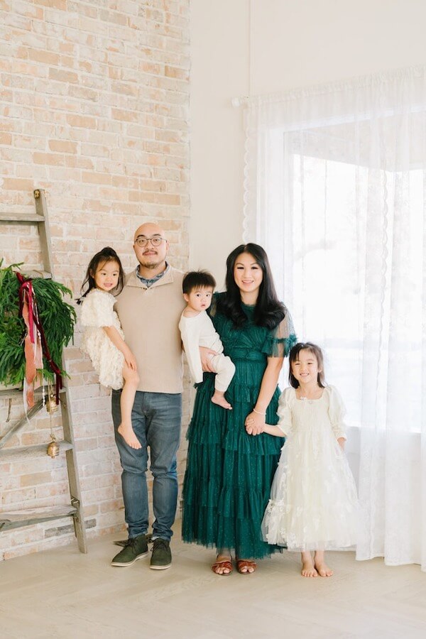Elegant Green and White Holiday Outfits