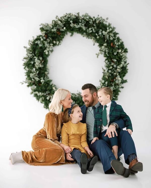 Gold and Green Christmas Outfit Ideas