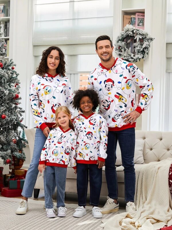 Matching Disney Christmas Sweatshirts