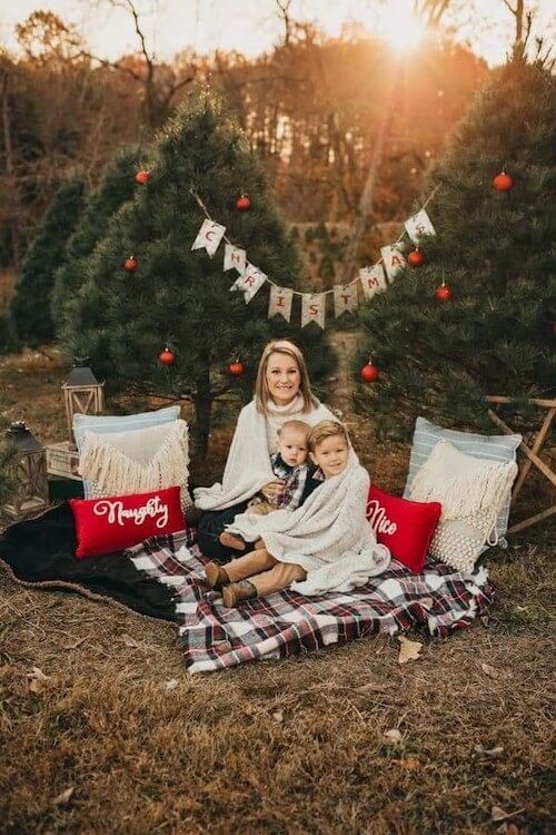 Christmas photoshoot ideas for families