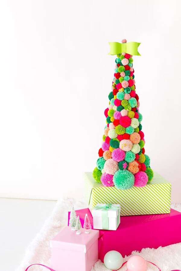 Colorful Pom Pom Tree