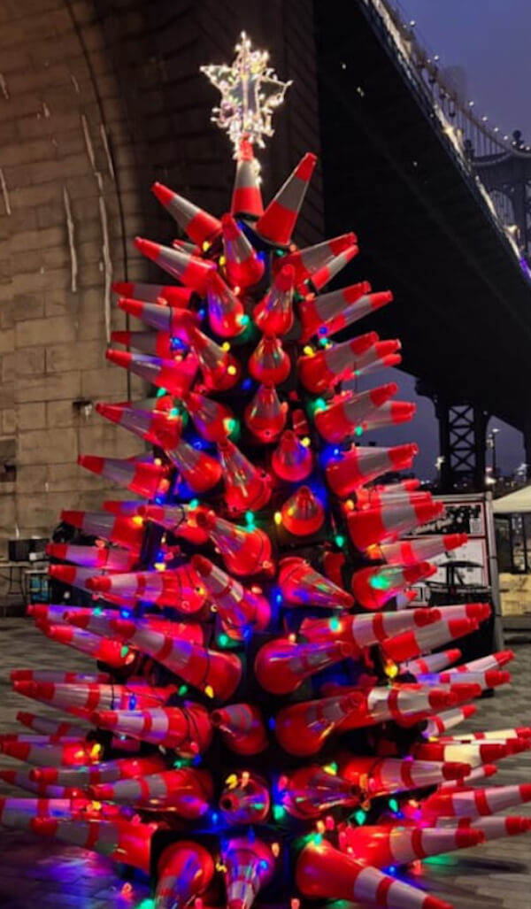 Traffic Cone Christmas Tree
