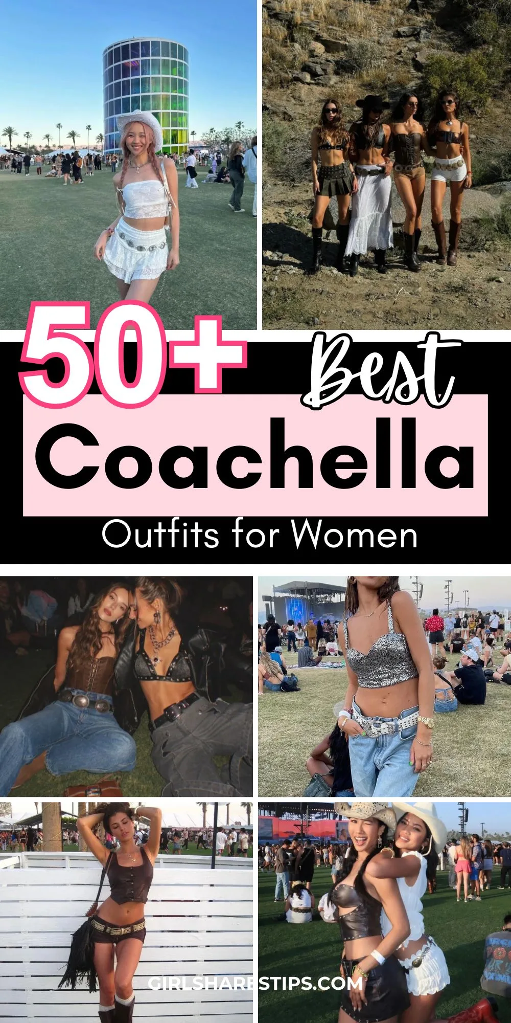 Coachella outfit ideas collage