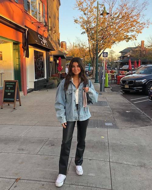 70+ Elevated Denim Jacket Outfit Ideas [2023]: What To Wear With A Denim  Jacket Female - Girl Shares Tips