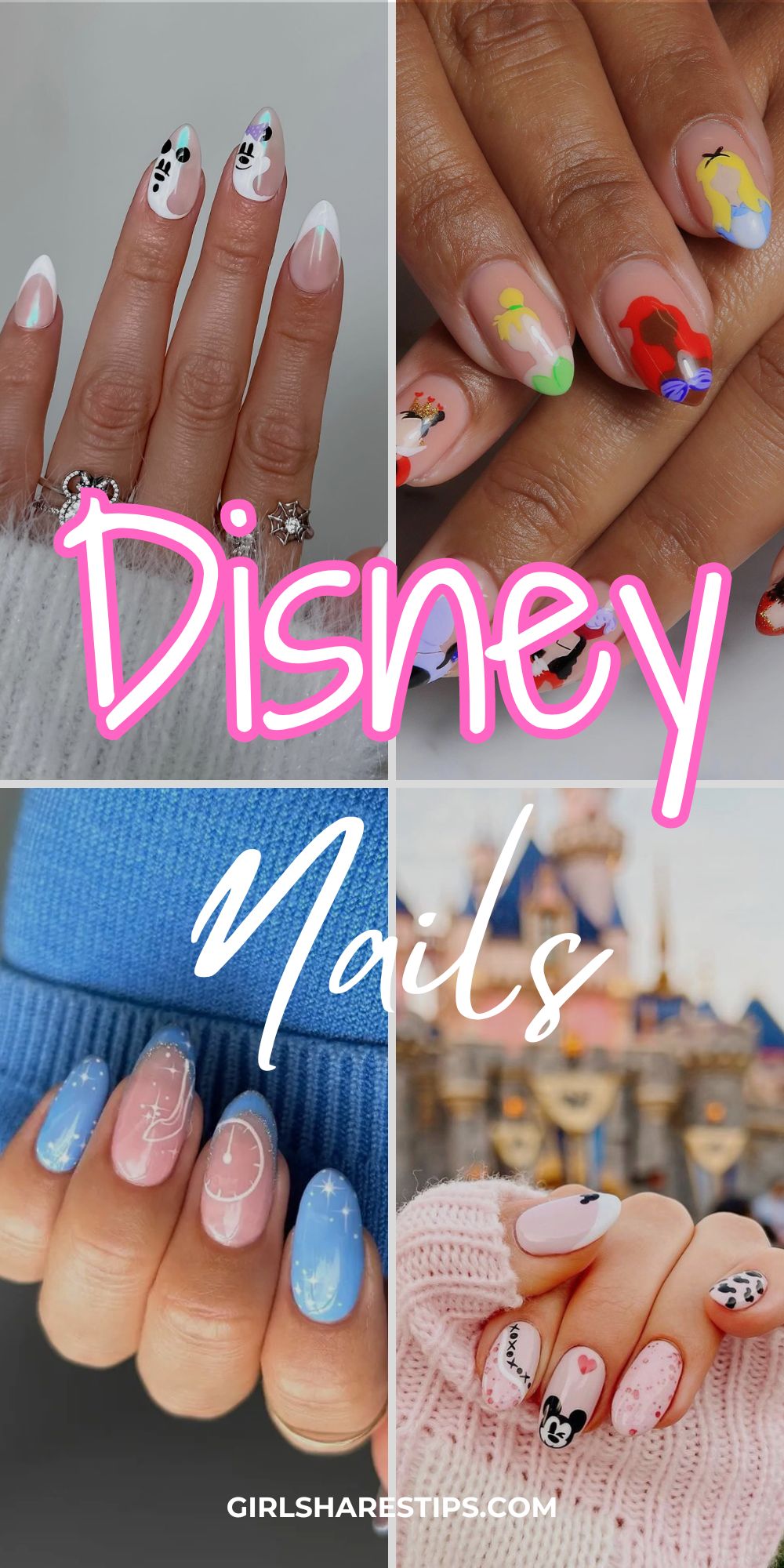 Disney nails collage