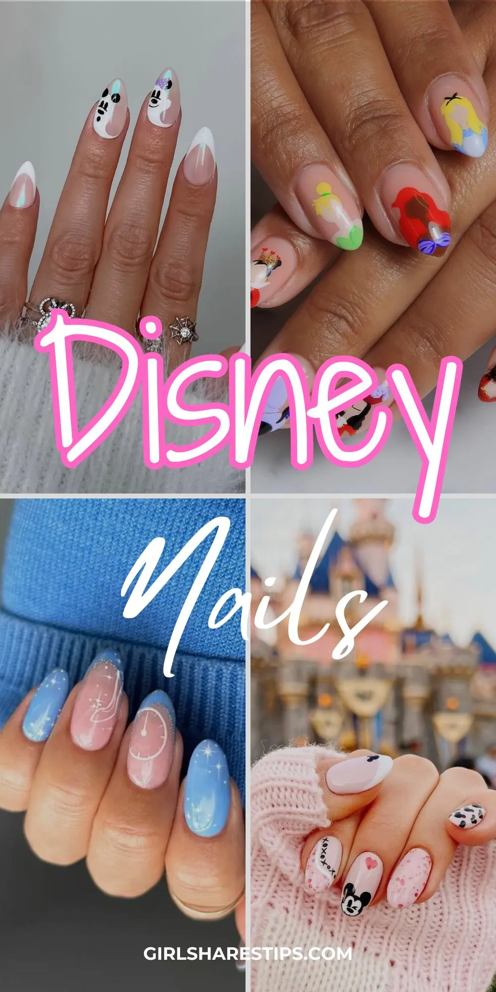 Disney nails collage