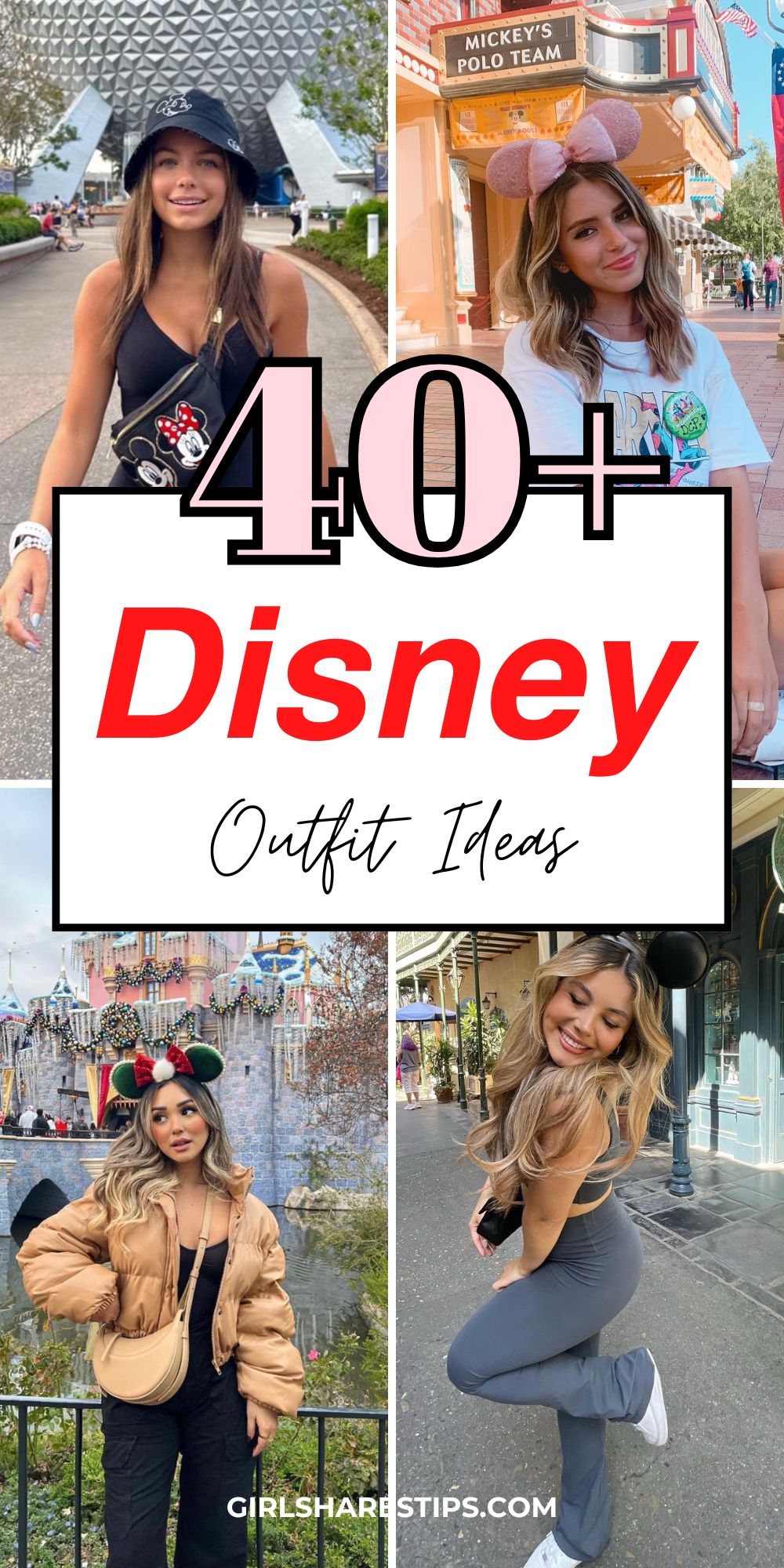 Disney outfits for women collage