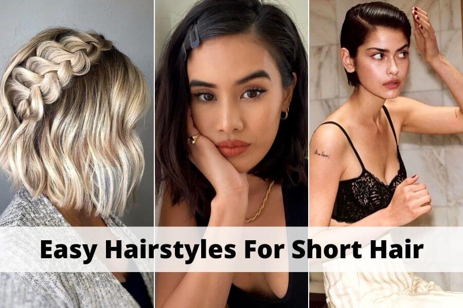 80+ Easy Hairstyles For Short Hair To Copy 2023 - Girl Shares Tips