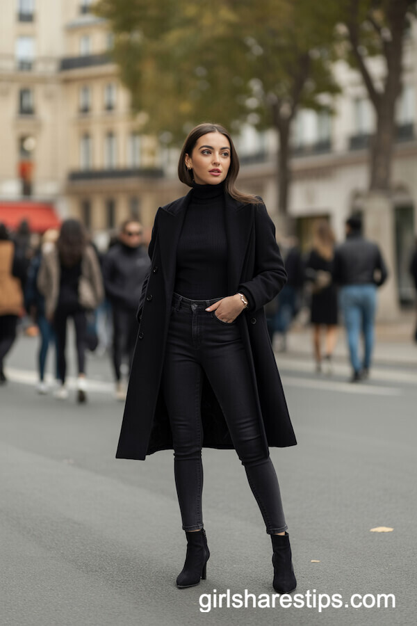 Paris All-Black Sophistication