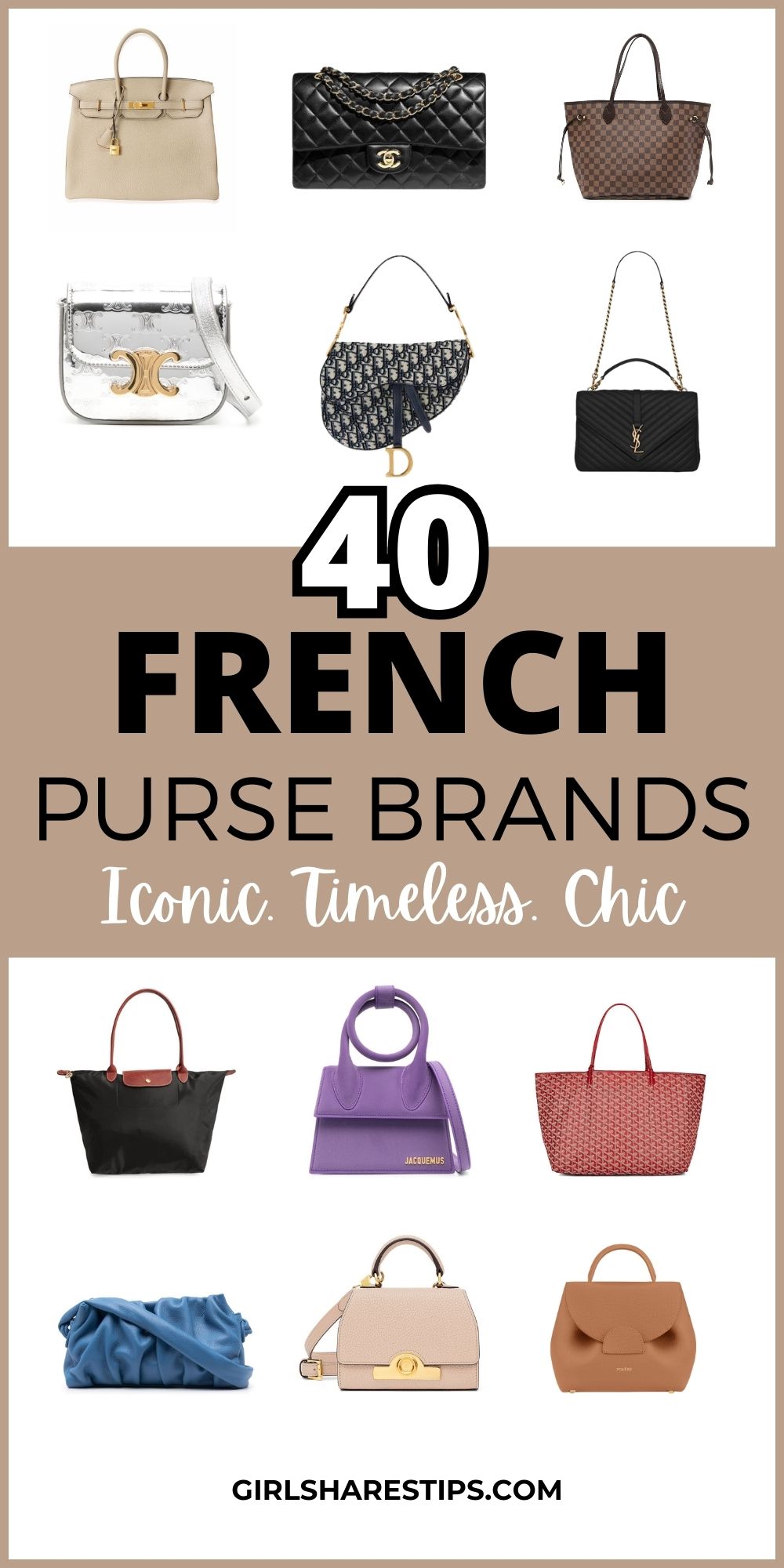 chic French purse brands