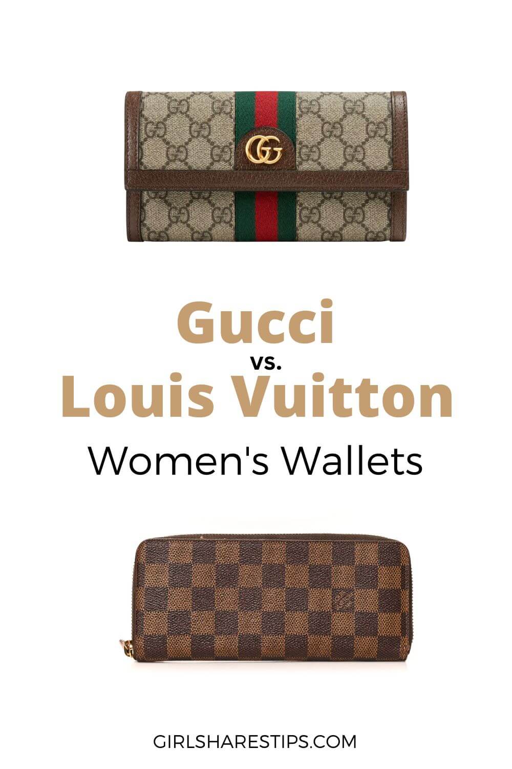 Gucci vs Louis Vuitton wallet