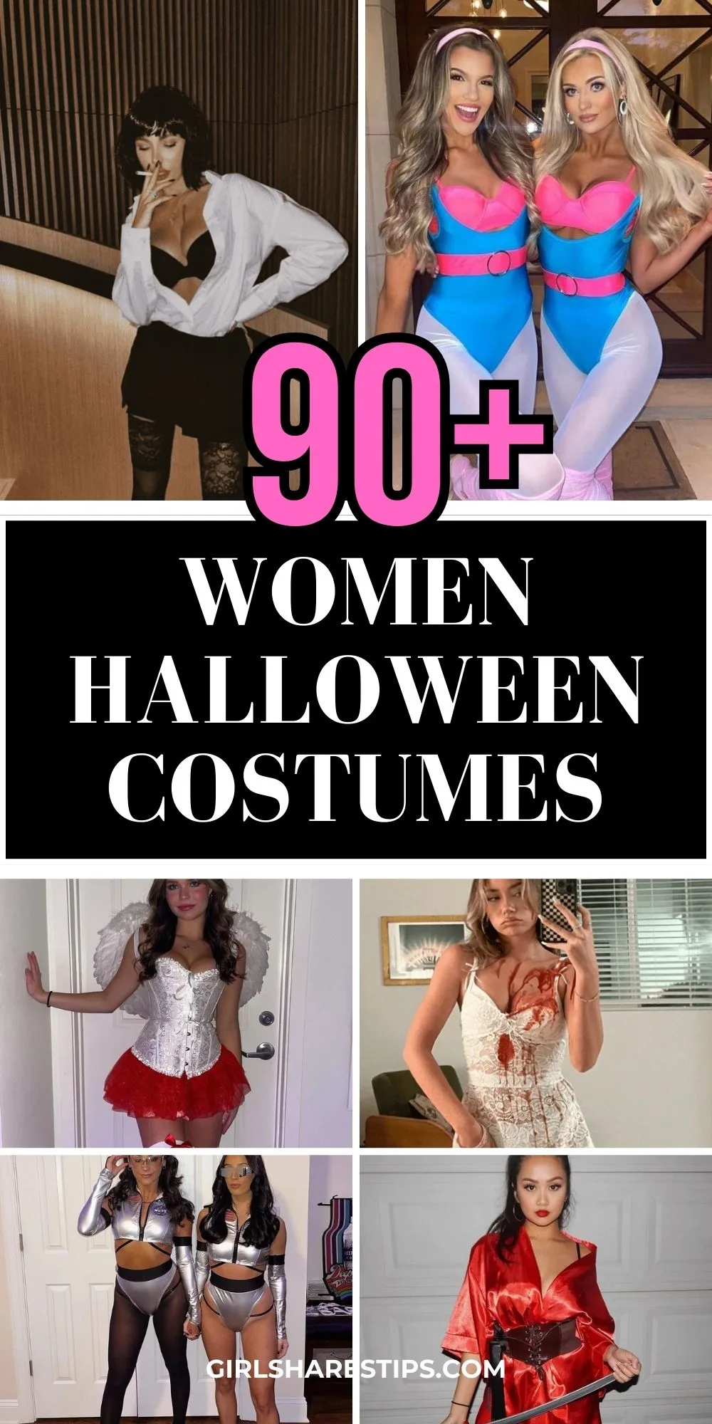 Halloween costumes for women collage