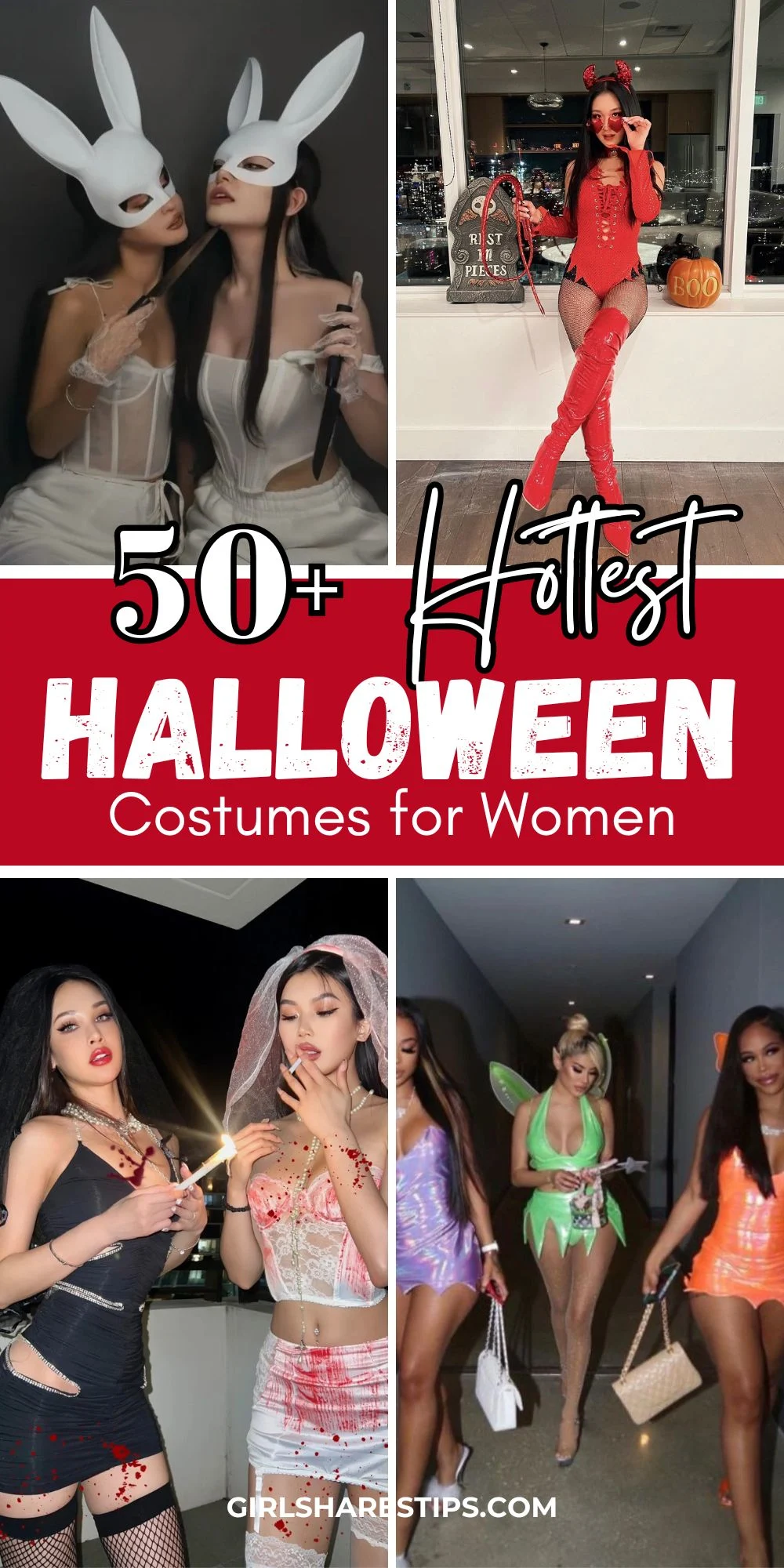 Halloween costumes for women collage